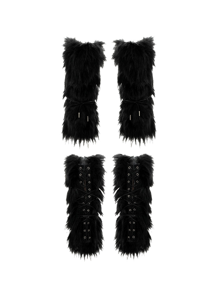 1JINN STUDIO Furry Boot Covers