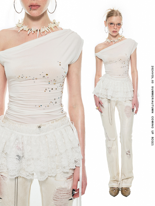 1JINN STUDIO Lace-trimmed Waist Cincher