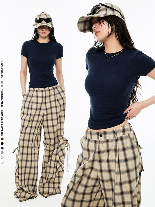1JINN STUDIO Embroidered Basic T-shirt
