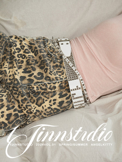 1JINN STUDIO Rivet Punk-style Belt