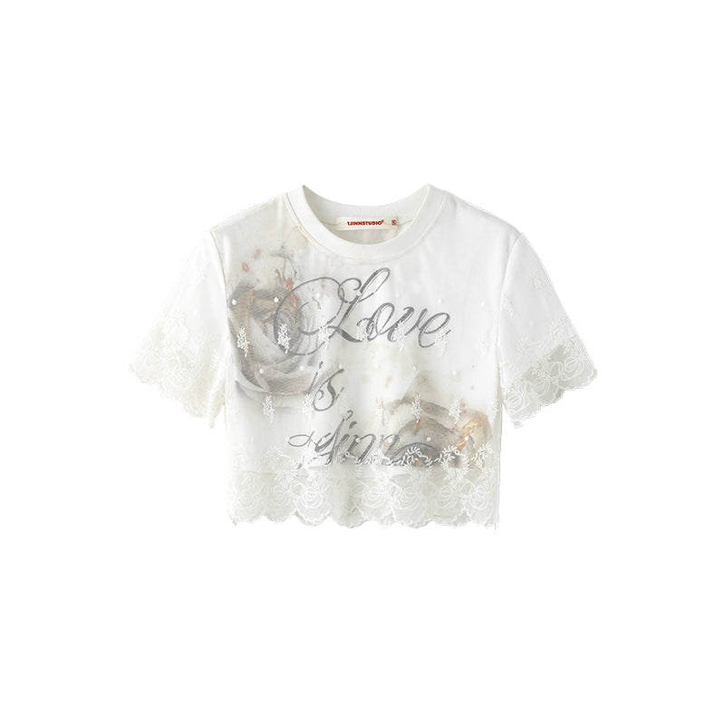 1JINN STUDIO Lace two-piece