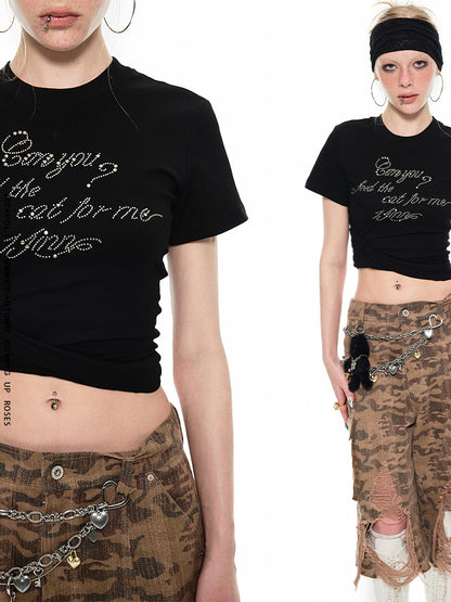 1JINN STUDIO Studded Slim-Fit Short-Sleeve T-shirt