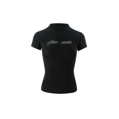 1JINN STUDIO Modal Basic Short-Sleeve T-shirt