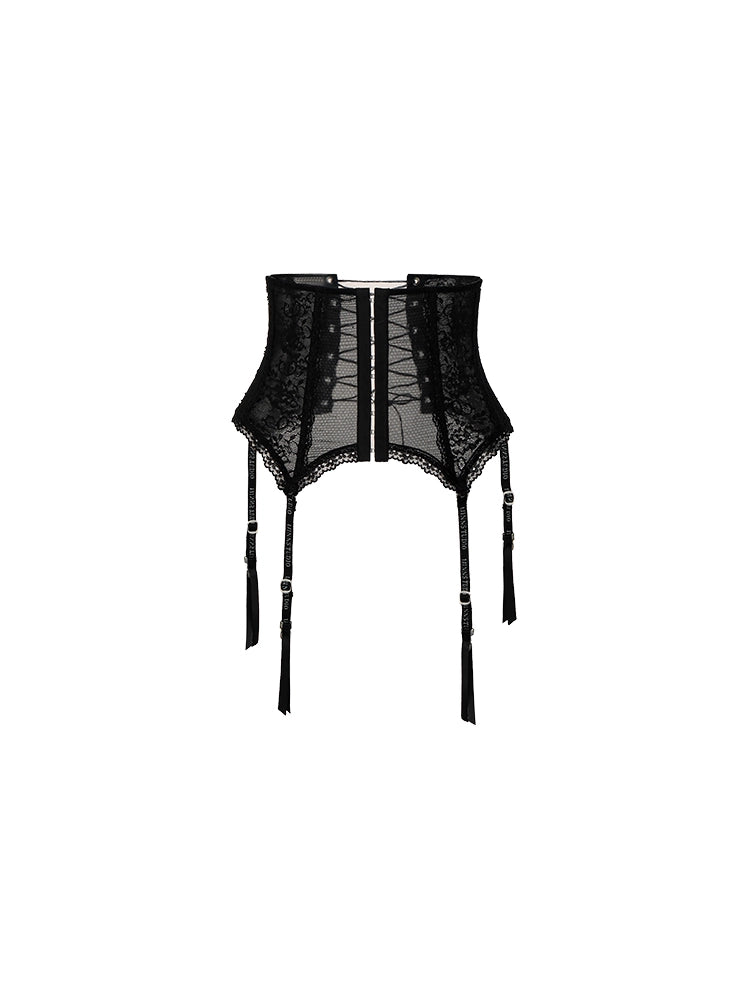 1JINN STUDIO Lace Waist Cincher with Boning