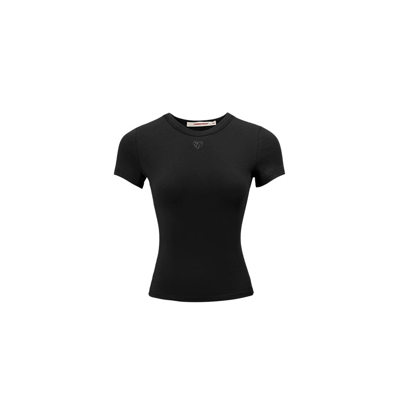 1JINN STUDIO Embroidered Basic T-shirt