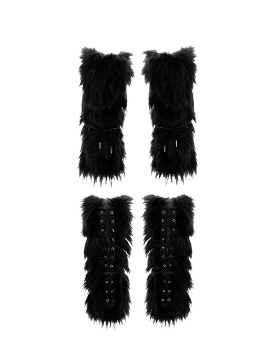 1JINN STUDIO Furry Boot Covers