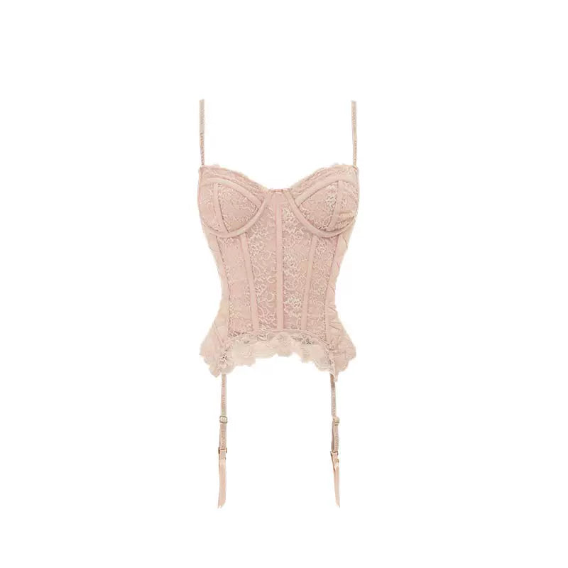 1JINN STUDIO Lace Corset with Boning