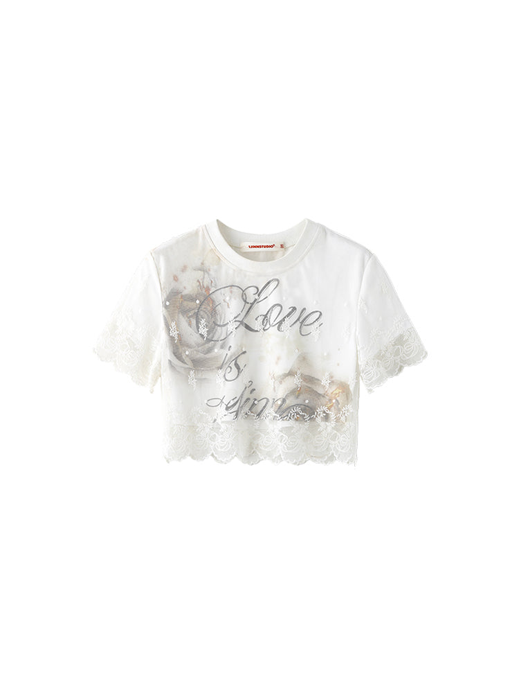 1JINN STUDIO Lace two-piece