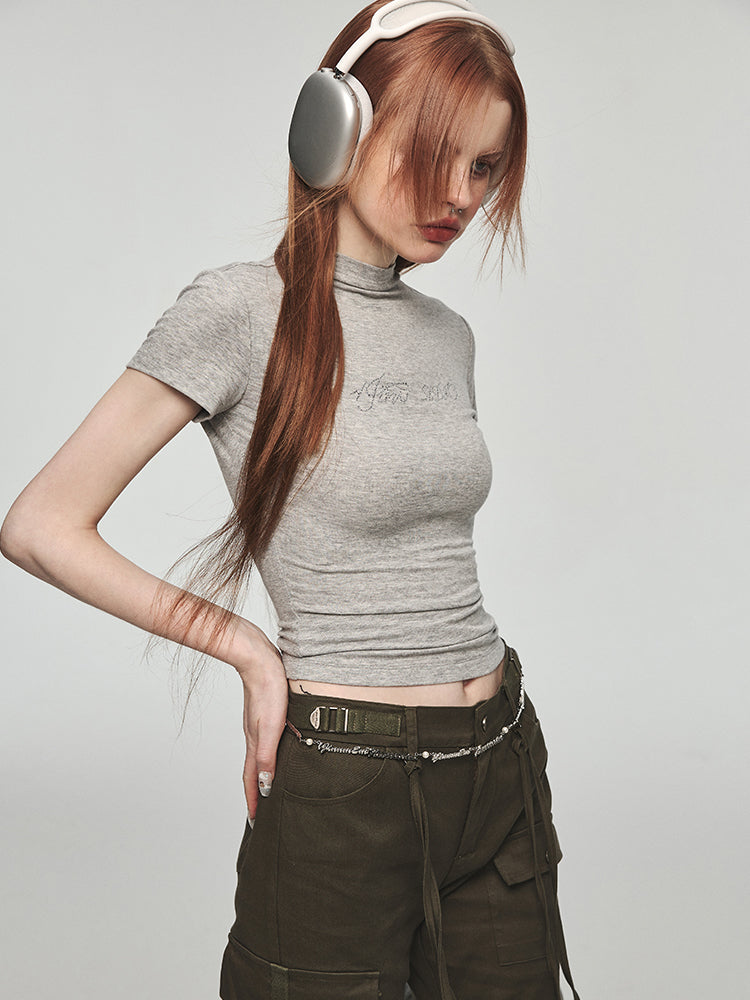 1JINN STUDIO Modal Basic Short-Sleeve T-shirt