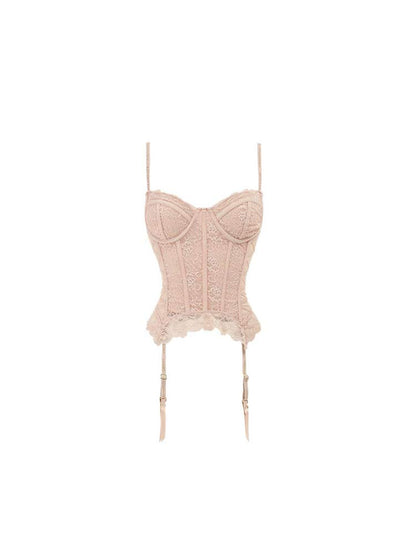 1JINN STUDIO Lace Corset with Boning