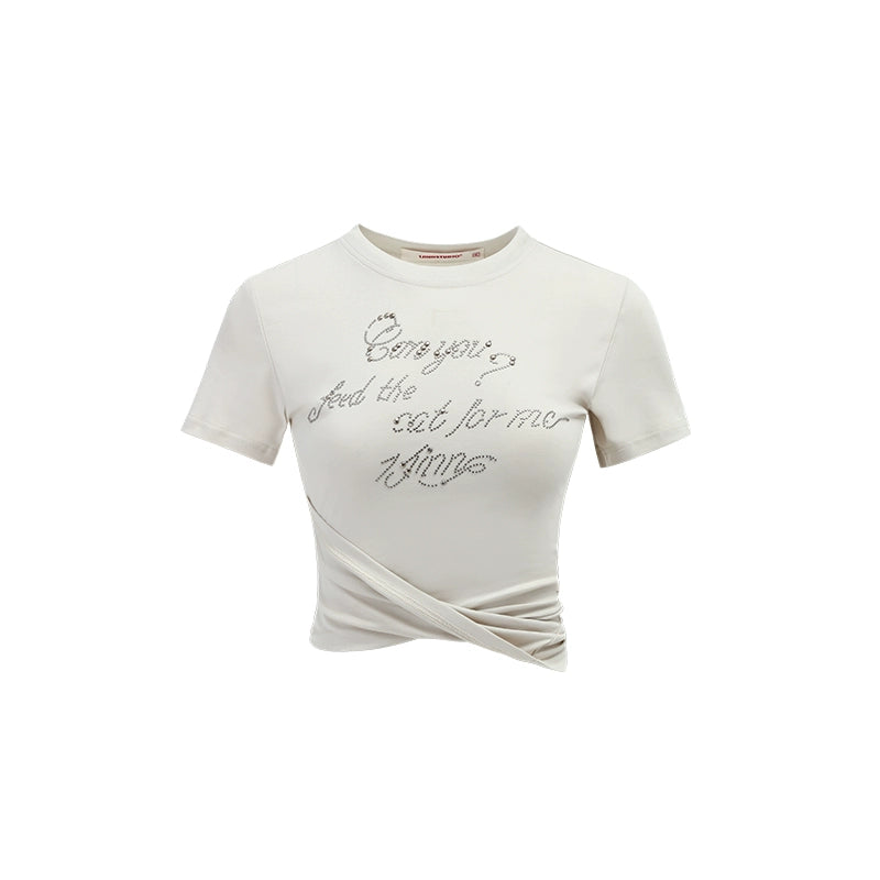 1JINN STUDIO Studded Slim-Fit Short-Sleeve T-shirt