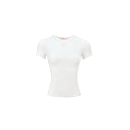 1JINN STUDIO Embroidered Basic T-shirt