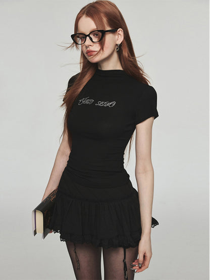 1JINN STUDIO Modal Basic Short-Sleeve T-shirt
