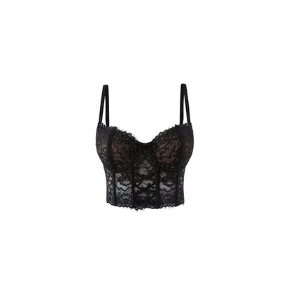 1JINN STUDIO Lace Corset Bra with Boning