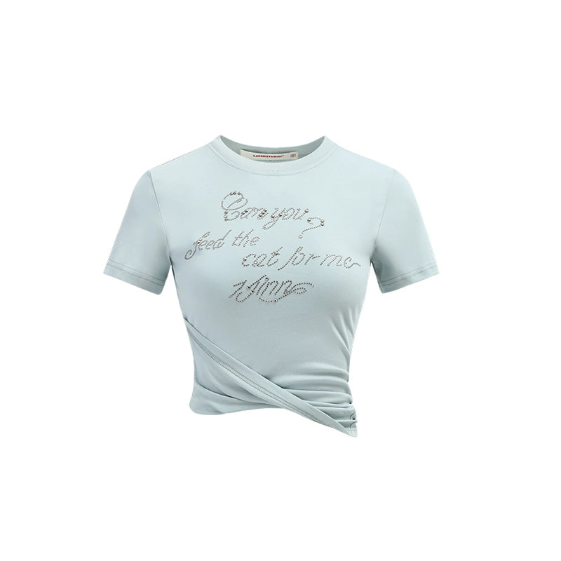1JINN STUDIO Studded Slim-Fit Short-Sleeve T-shirt