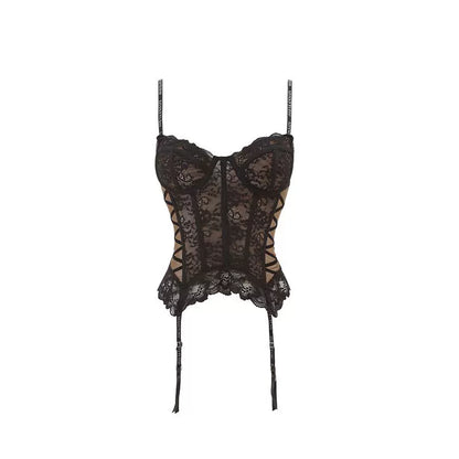 1JINN STUDIO Lace Corset with Boning