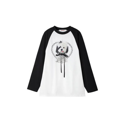 1JINN STUDIO Striped Loose Color-blocking Top