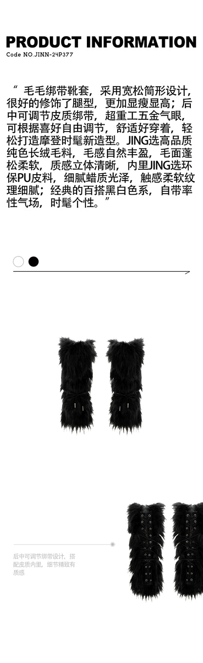 1JINN STUDIO Furry Boot Covers