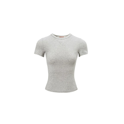 1JINN STUDIO Embroidered Basic T-shirt