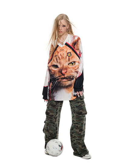 1JINN STUDIO Satin Printed Jersey