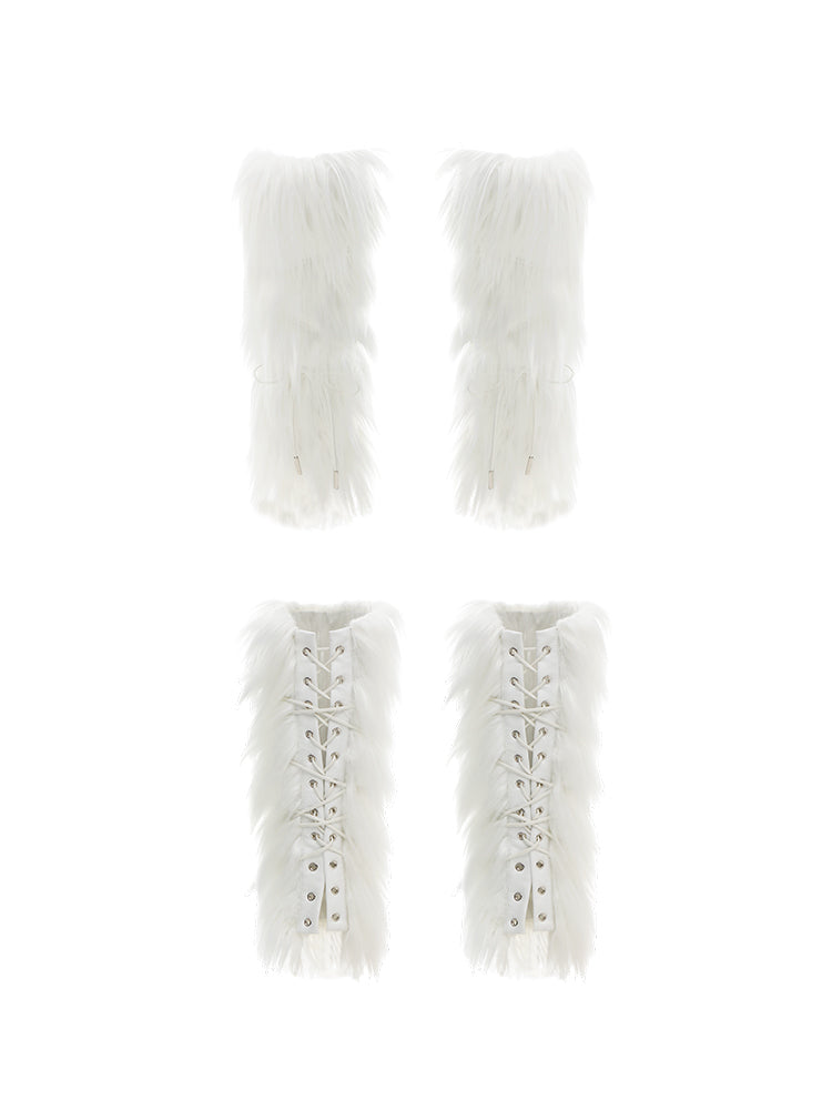 1JINN STUDIO Furry Boot Covers