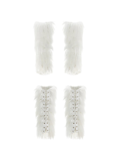 1JINN STUDIO Furry Boot Covers