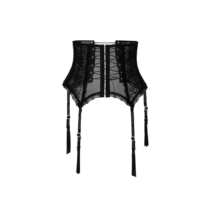 1JINN STUDIO Lace Waist Cincher with Boning